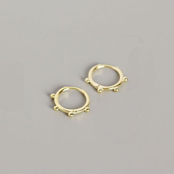 Stella Detailed Gold Hoops