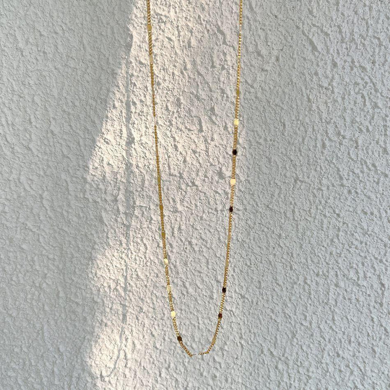 Sequin Gold Necklace - Eschati Jewellery