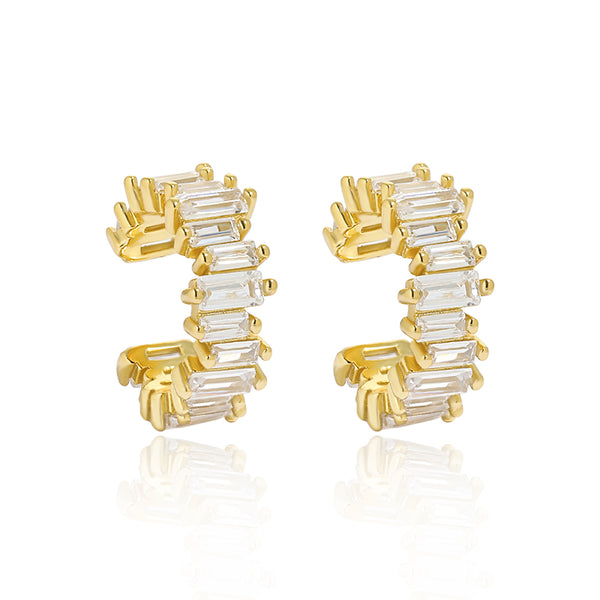 Aurelia CZ Gold Ear Cuffs
