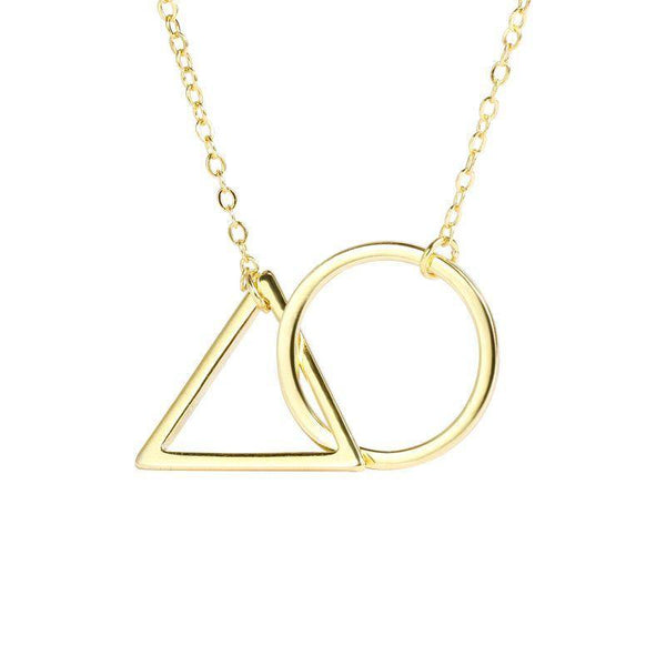 Geometric Gold Choker - Eschati Jewellery