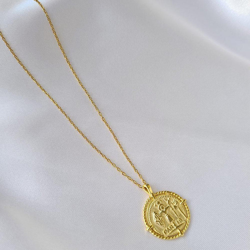 God of Paris Gold Necklace - Eschati Jewellery