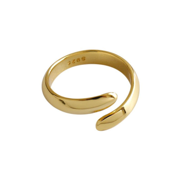 Wrap Around Adjustable Gold Ring