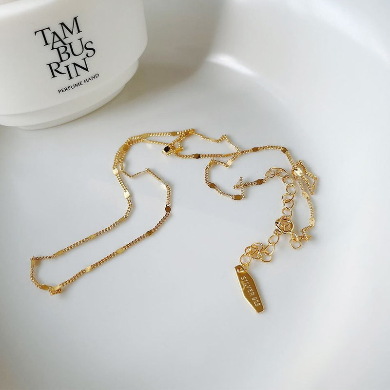 Sequin Gold Necklace